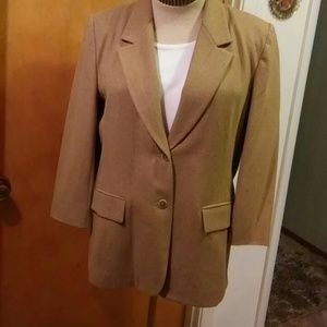 Wool Pendleton Classic Suit Jacket and Skirt Set